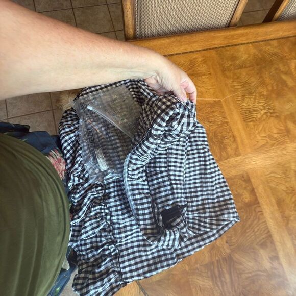 Black and White Gingham Skirt - Picture 3 of 11